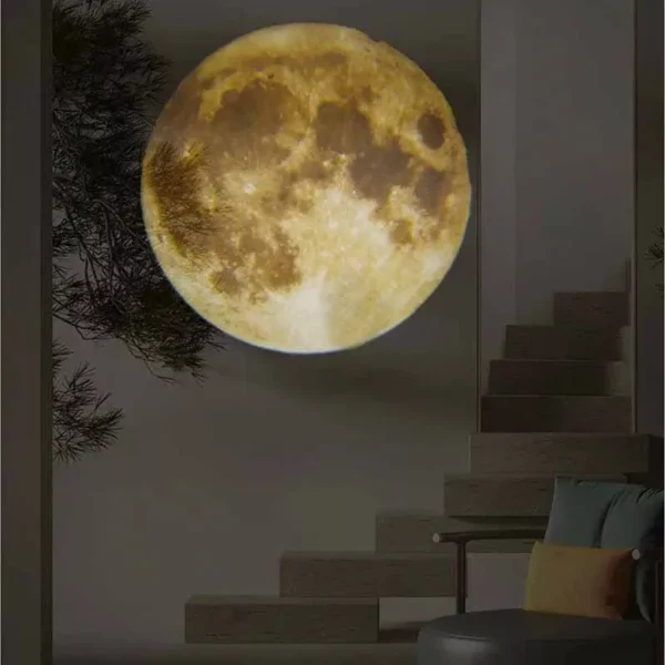 Enchanting Moon and Earth LED Projection Lamp - Image 5