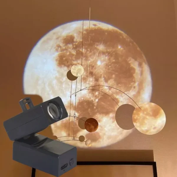 Enchanting Moon and Earth LED Projection Lamp - Image 6