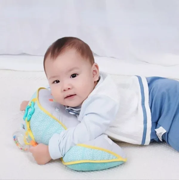 Double-Sided Sensory Tummy Time Pillow for Newborns & Toddlers - Image 3