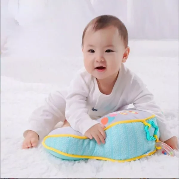 Double-Sided Sensory Tummy Time Pillow for Newborns & Toddlers - Image 4