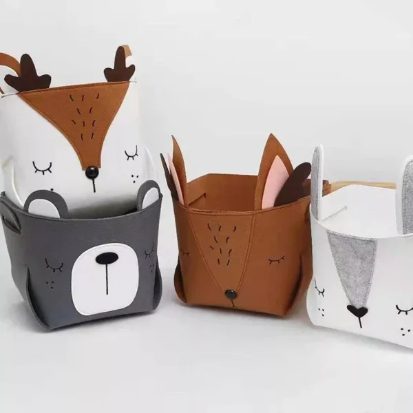 Cute Cartoon Animal DIY Storage Box - Image 2