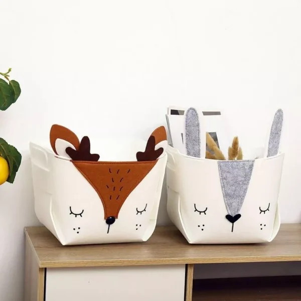 Cute Cartoon Animal DIY Storage Box