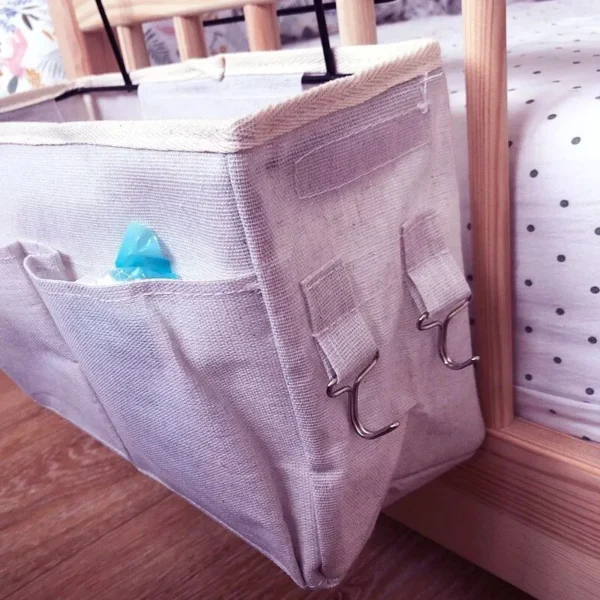 Portable Crib Hanging Organizer for Baby Essentials - Image 4