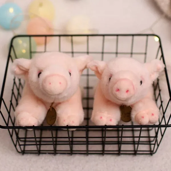 Cute Kawaii Pink Piggy Plush Toy - Image 5