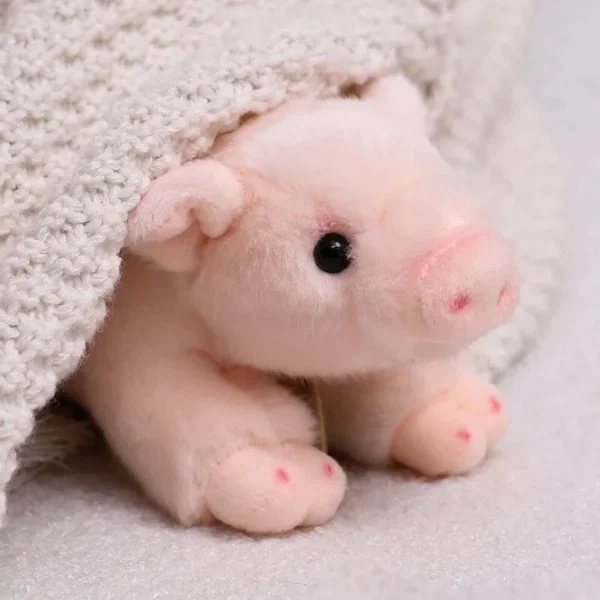 Cute Kawaii Pink Piggy Plush Toy - Image 6