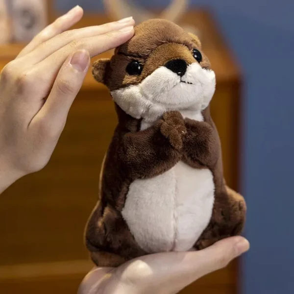 Kawaii Praying Otter Plush Toy - Image 7