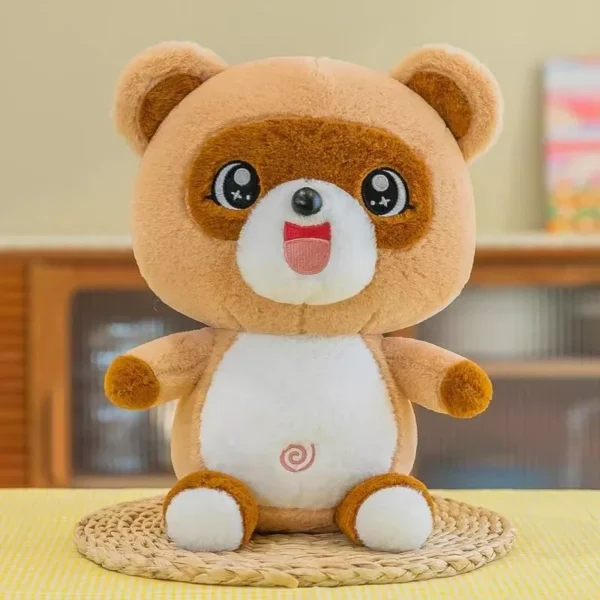 Adorable Cartoon Raccoon Plushie