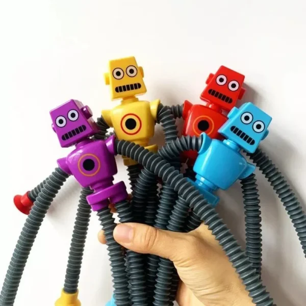 Telescopic Robot Puzzle Toy with Suction Cup Limbs - Image 2