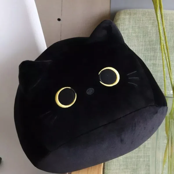 Kawaii Plush Black Cat Toy for All Ages - Image 4