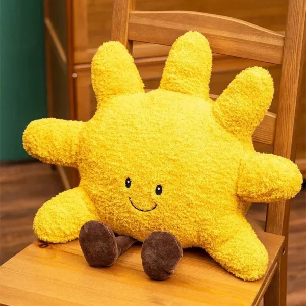 Kawaii Sun Plush Pillow - Image 5