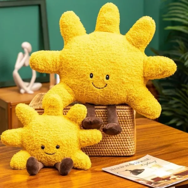 Kawaii Sun Plush Pillow - Image 4