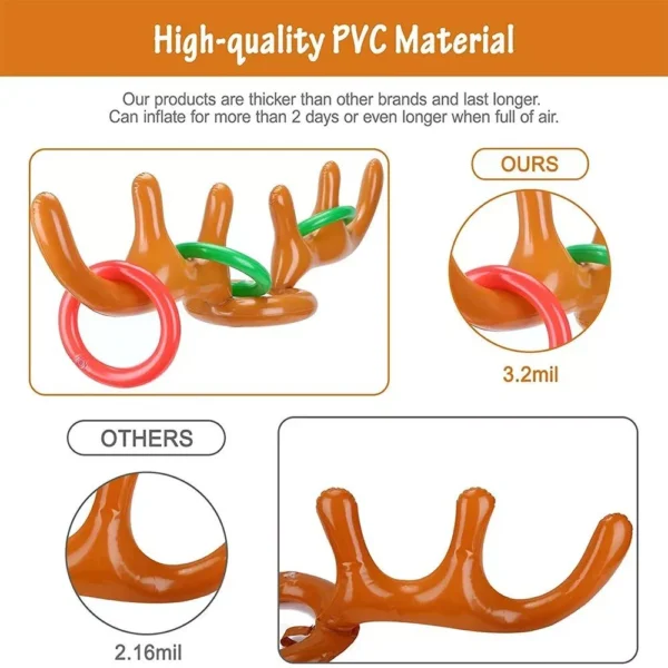 Christmas Reindeer Antler Ring Toss Game - Image 5