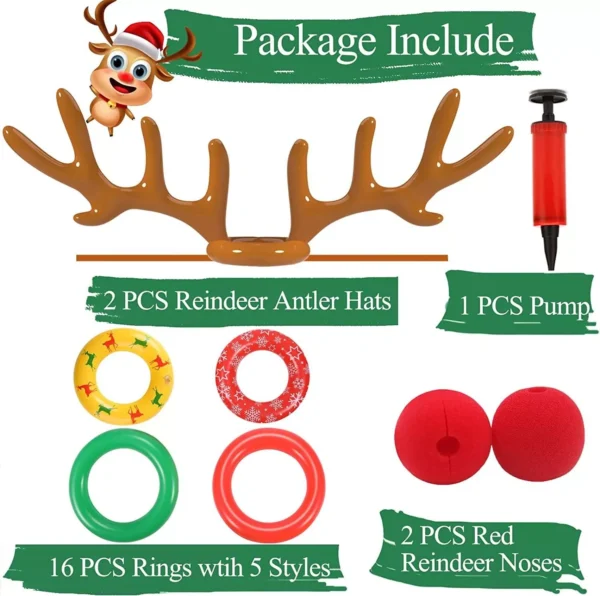 Christmas Reindeer Antler Ring Toss Game - Image 7