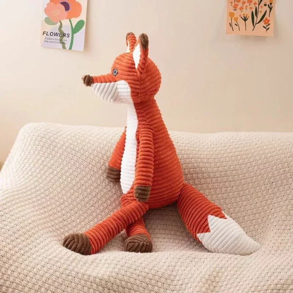 Charming Long-Legged Fox Plush Toy - Image 4