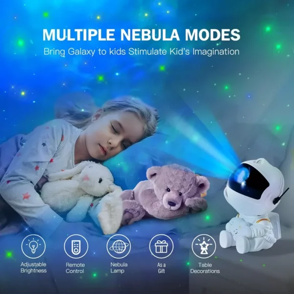 Spaceman Galaxy LED Projection Light - Image 2