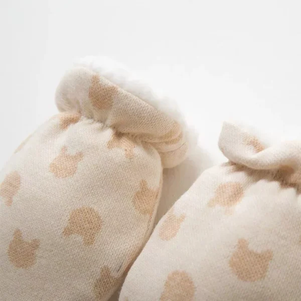 Cozy Fleece Full-Finger Baby Mittens - Warm and Soft Newborn Winter Gloves - Image 7